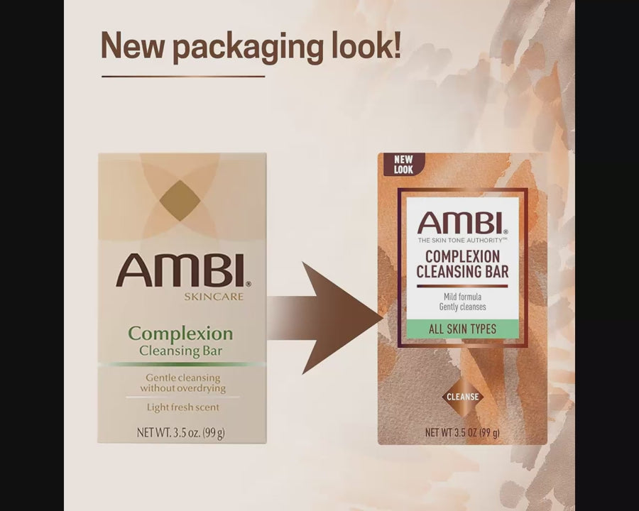 AMBI Complexion Cleansing Bar Soap, 3.5 oz