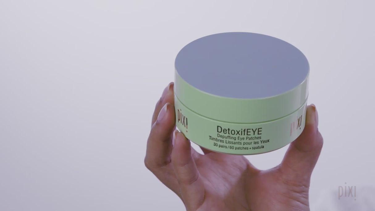 pixi DetoxifEYE Hydrating & Depuffing Eye Patches, 30 pairs