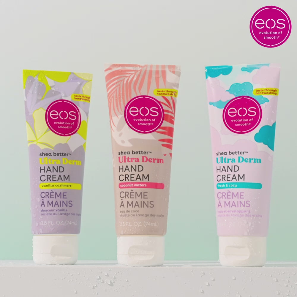 eos Shea Better Ultra Derm Hand Cream - Vanilla Cashmere, 2.5 oz
