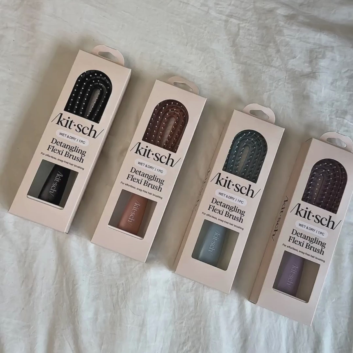 Kitsch Detangling Flexi Brush - Terracotta