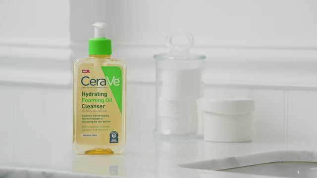 CeraVe Hydrating Foaming Oil Face Cleanser, 8 oz