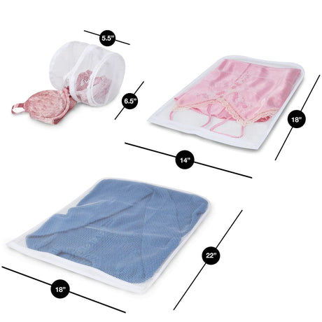 Pro Mart Intimate Wash Bag with Safety Zipper, 3 count-081654001285-LR-295524-2-LR eShop