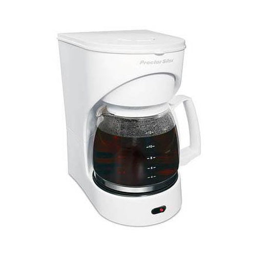 Proctor Silex® 12 Cup Coffeemaker, WHITE, 43501Y-022333435014-LR-190619-1-LR eShop