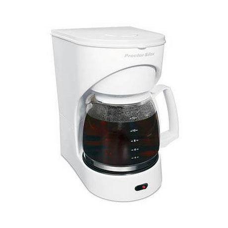 Proctor Silex® 12 Cup Coffeemaker, WHITE, 43501Y-022333435014-LR-190619-1-LR eShop