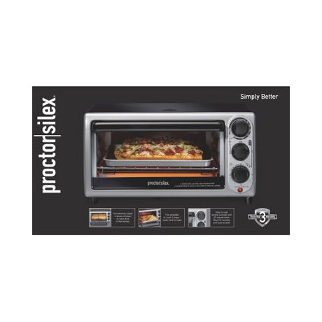 Proctor Silex 4-Slice Toaster Oven - Black-022333311226-LR-350839-1-LR eShop