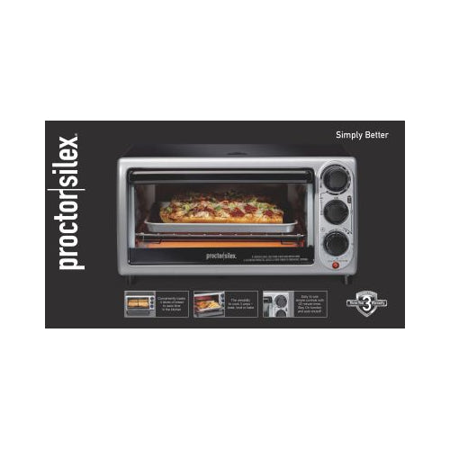 Proctor Silex 4-Slice Toaster Oven - Black-022333311226-LR-350839-1-LR eShop
