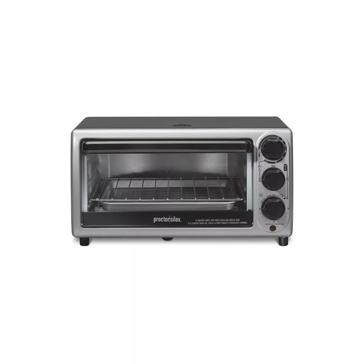 Proctor Silex 4-Slice Toaster Oven - Black-022333311226-LR-350839-2-LR eShop