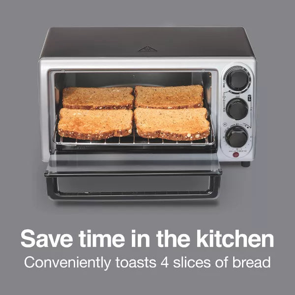 Proctor Silex 4-Slice Toaster Oven - Black-022333311226-LR-350839-4-LR eShop