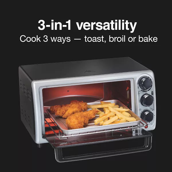 Proctor Silex 4-Slice Toaster Oven - Black-022333311226-LR-350839-8-LR eShop