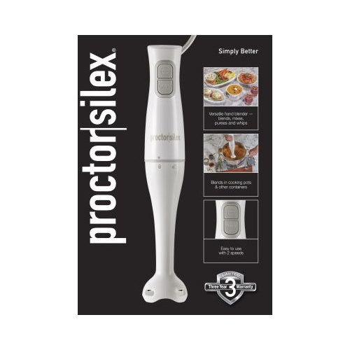Proctor Silex Electric 2-Speed Immersion Blender - White-022333597392-LR-350838-1-LR eShop