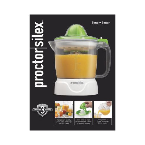 Proctor Silex Electric Citrus Juicer Machine - White-022333663400-LR-353087-1-LR eShop