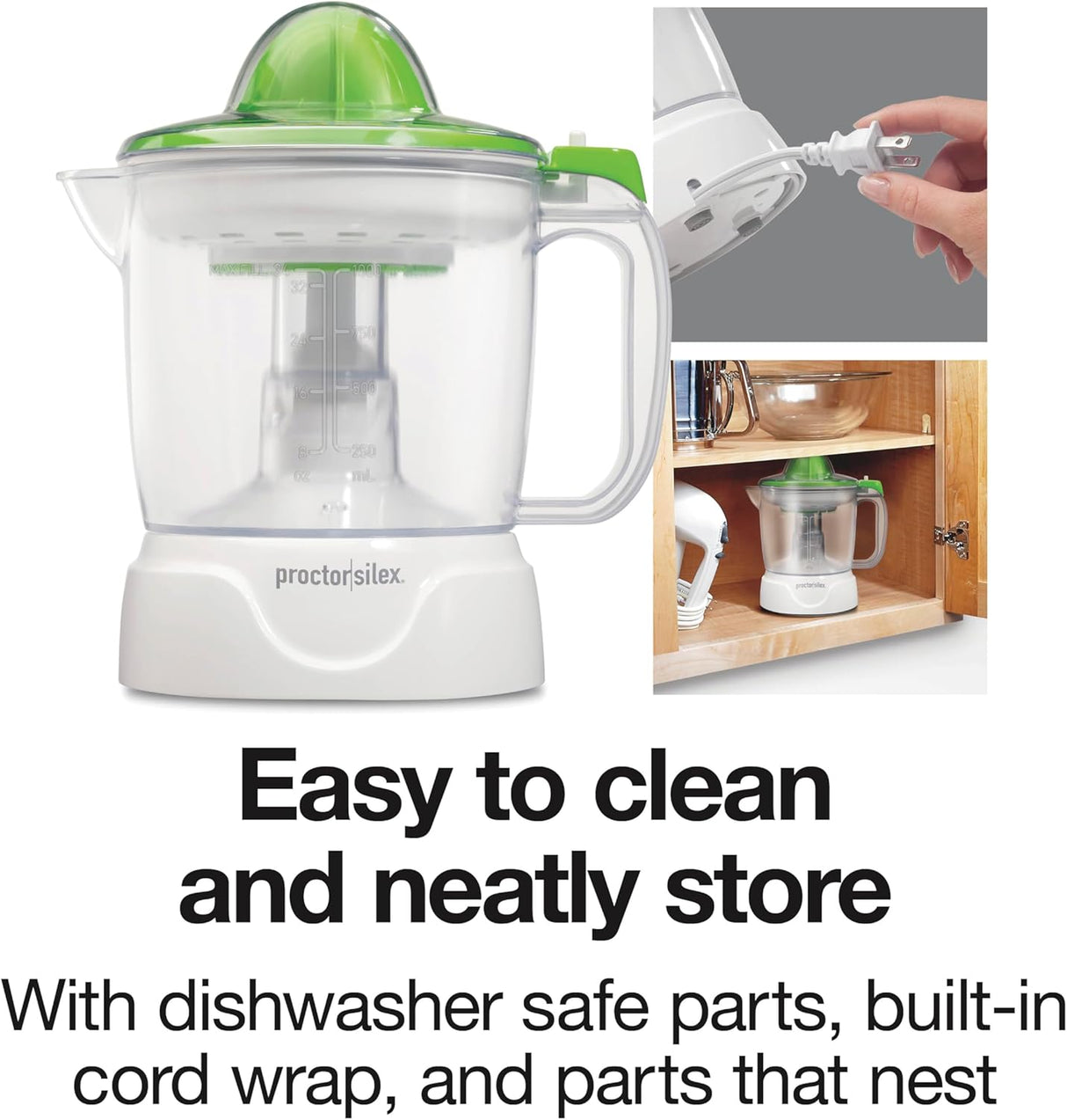 Proctor Silex Electric Citrus Juicer Machine - White-022333663400-LR-353087-7-LR eShop