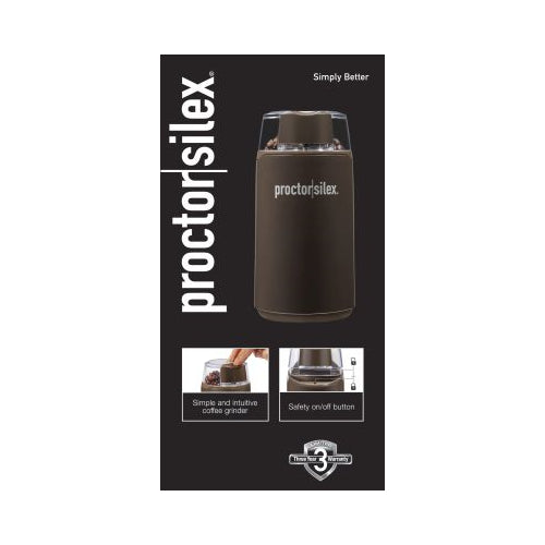 Proctor Silex Electric Coffee Grinder - Brown, 12 cup-022333803004-LR-350843-1-LR eShop
