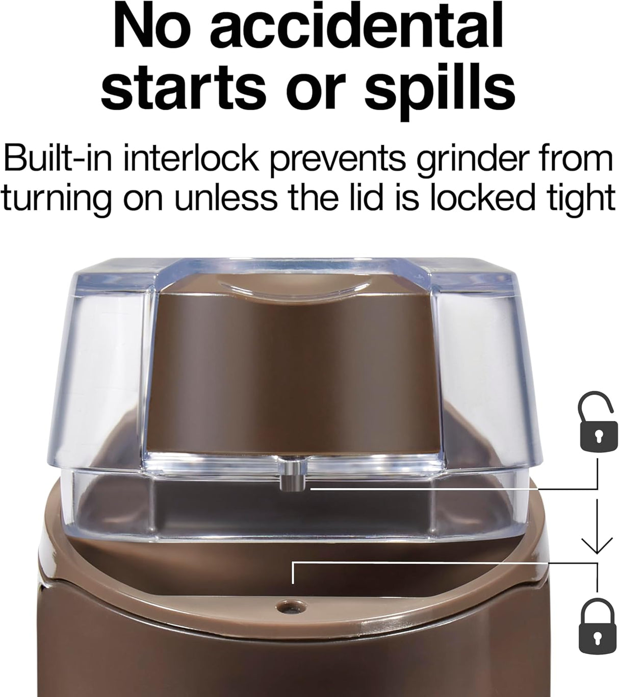 Proctor Silex Electric Coffee Grinder - Brown, 12 cup-022333803004-LR-350843-4-LR eShop