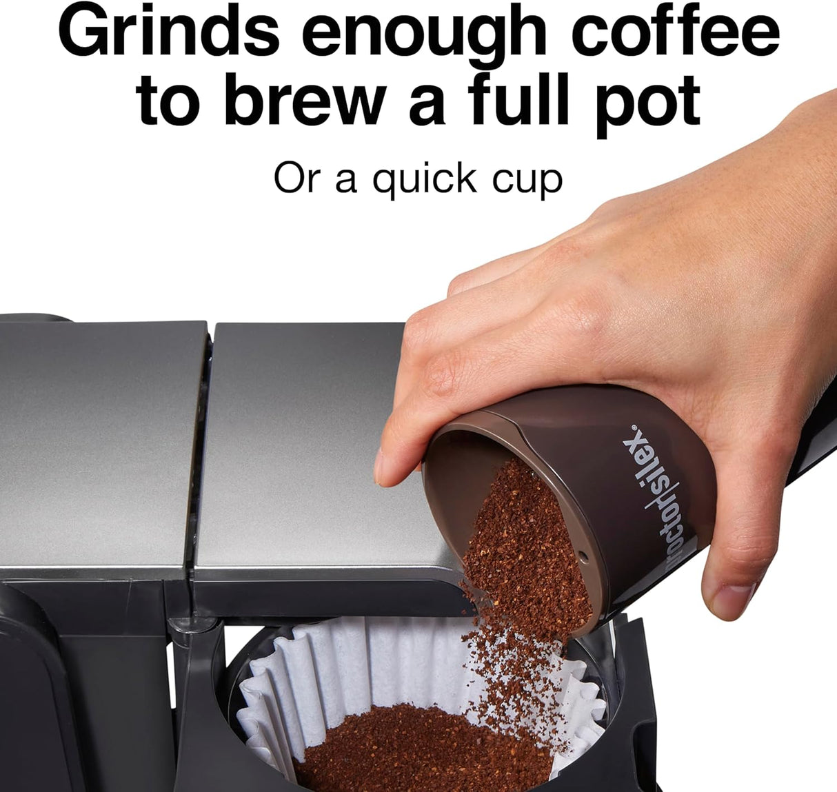 Proctor Silex Electric Coffee Grinder - Brown, 12 cup-022333803004-LR-350843-6-LR eShop