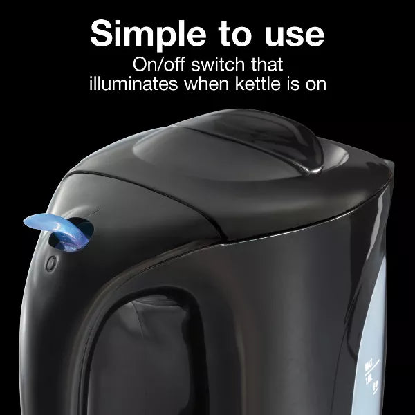 Proctor Silex Electric Water & Tea Kettle - Black, 1 Liter-022333944271-LR-350845-6-LR eShop