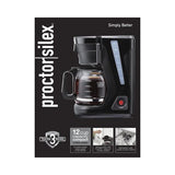 Proctor Silex Front Fill Compact 12 Cup Coffee Maker - Black-0223334368060-LR-350840-1-LR eShop