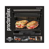 Proctor Silex Indoor Nonstick Metal Panini Grill - Black-022333254400-LR-350834-1-LR eShop