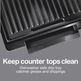 Proctor Silex Indoor Nonstick Metal Panini Grill - Black-022333254400-LR-350834-11-LR eShop