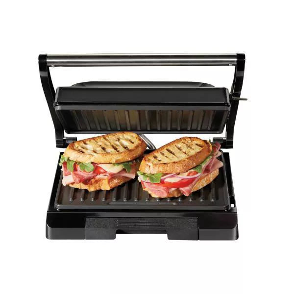 Proctor Silex Indoor Nonstick Metal Panini Grill - Black-022333254400-LR-350834-3-LR eShop