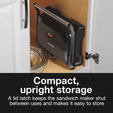 Proctor Silex Indoor Nonstick Metal Panini Grill - Black-022333254400-LR-350834-8-LR eShop