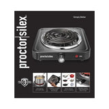 Proctor Silex Single Burner Metal Hot Plate - Black-022333341056-LR-344055-1-LR eShop