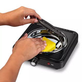 Proctor Silex Single Burner Metal Hot Plate - Black-022333341056-LR-344055-4-LR eShop