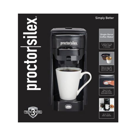 Proctor Silex Single-Serve Coffee Maker - Black-022333499610-LR-350836-1-LR eShop