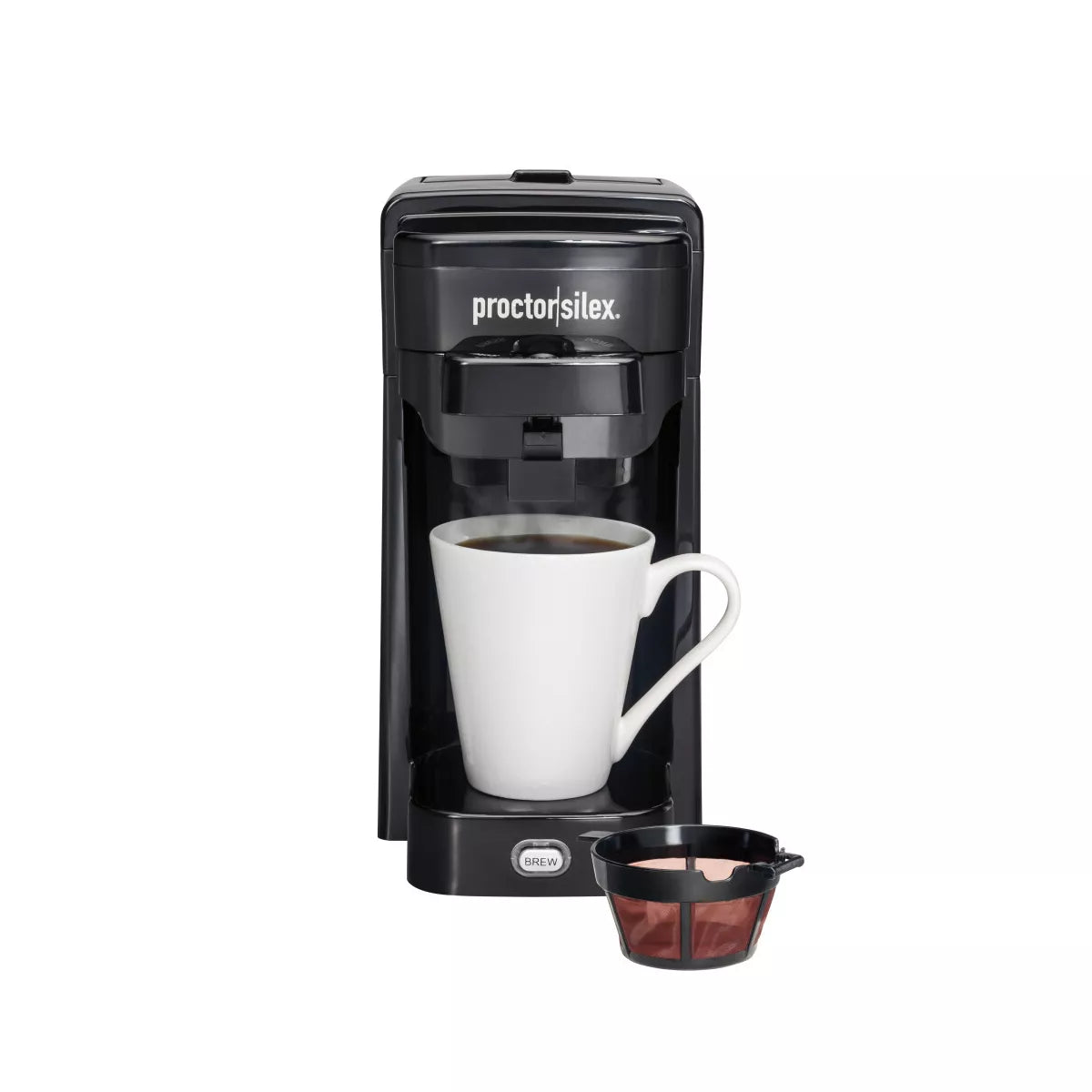 Proctor Silex Single-Serve Coffee Maker - Black-022333499610-LR-350836-2-LR eShop