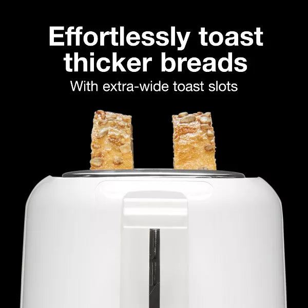 Proctor Silex Wide-Slot 2-Slice Toaster - White-022333222164-LR-350842-8-LR eShop