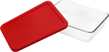 Pyrex Simply Store 6 Cups Clear Food Storage Container With Lid - Red-071160032842-LR-241522-2-LR eShop