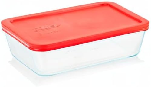 Pyrex Simply Store 6 Cups Clear Food Storage Container With Lid - Red-071160032842-LR-241522-5-LR eShop