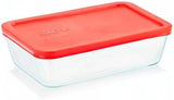 Pyrex Simply Store 6 Cups Clear Food Storage Container With Lid - Red-071160032842-LR-241522-5-LR eShop
