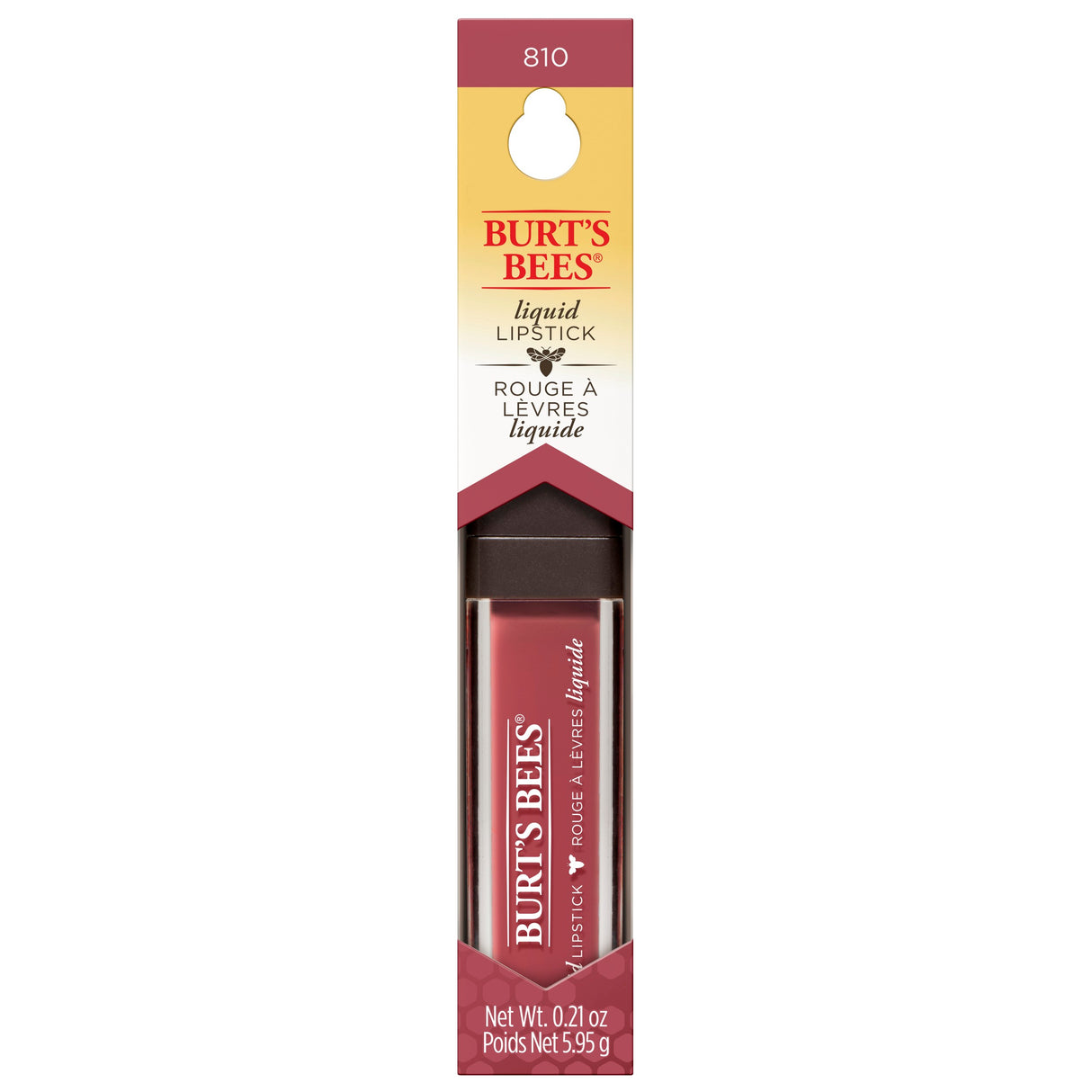 Burt's Bees 100% Natural Moisturizing Liquid Lipstick, Flushed Petal