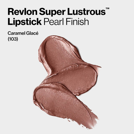 Revlon Super Lustrous Lipstick with Moisturizing Creamy Formula - Caramel Glace