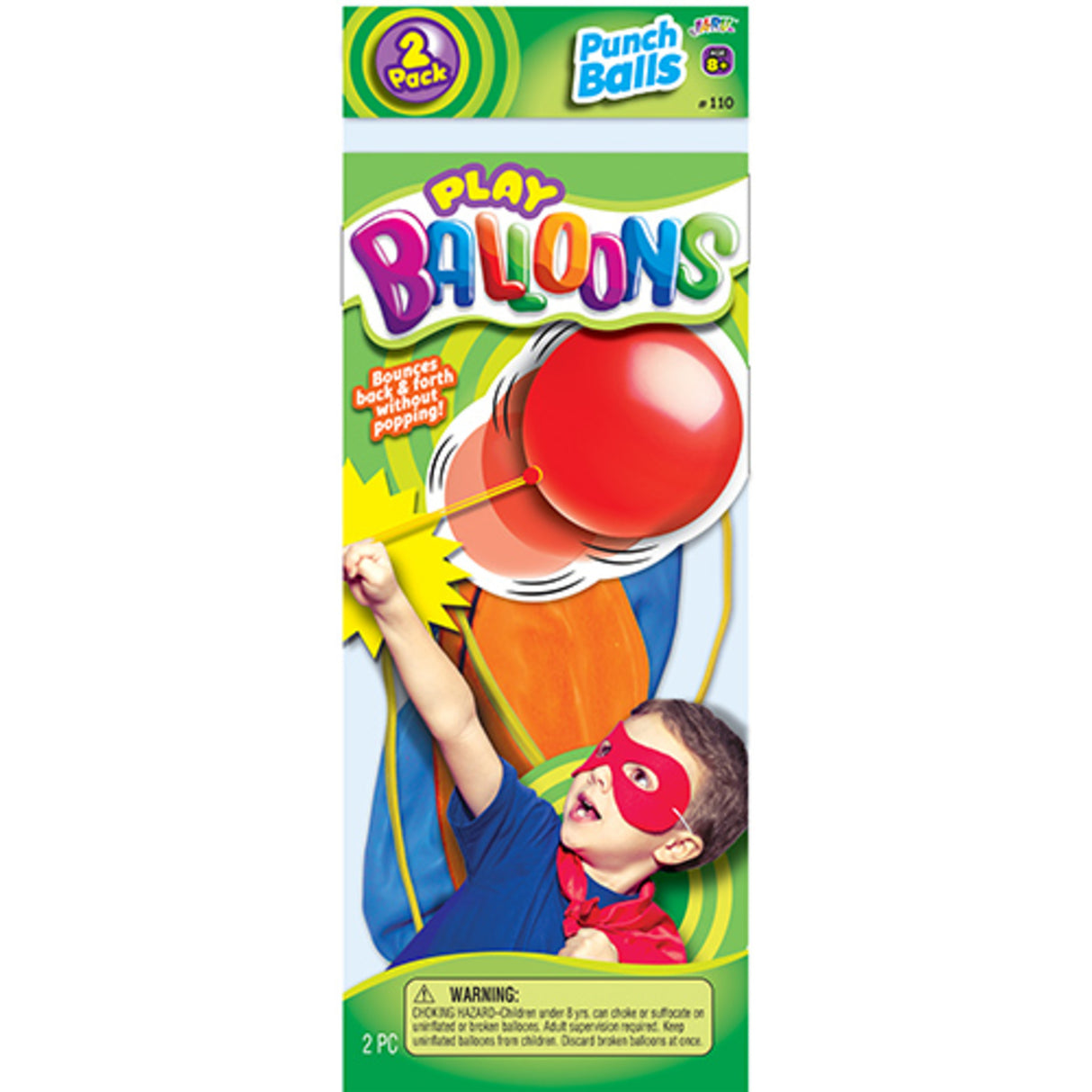 BALLOON PUNCH 2PK 4.25X12