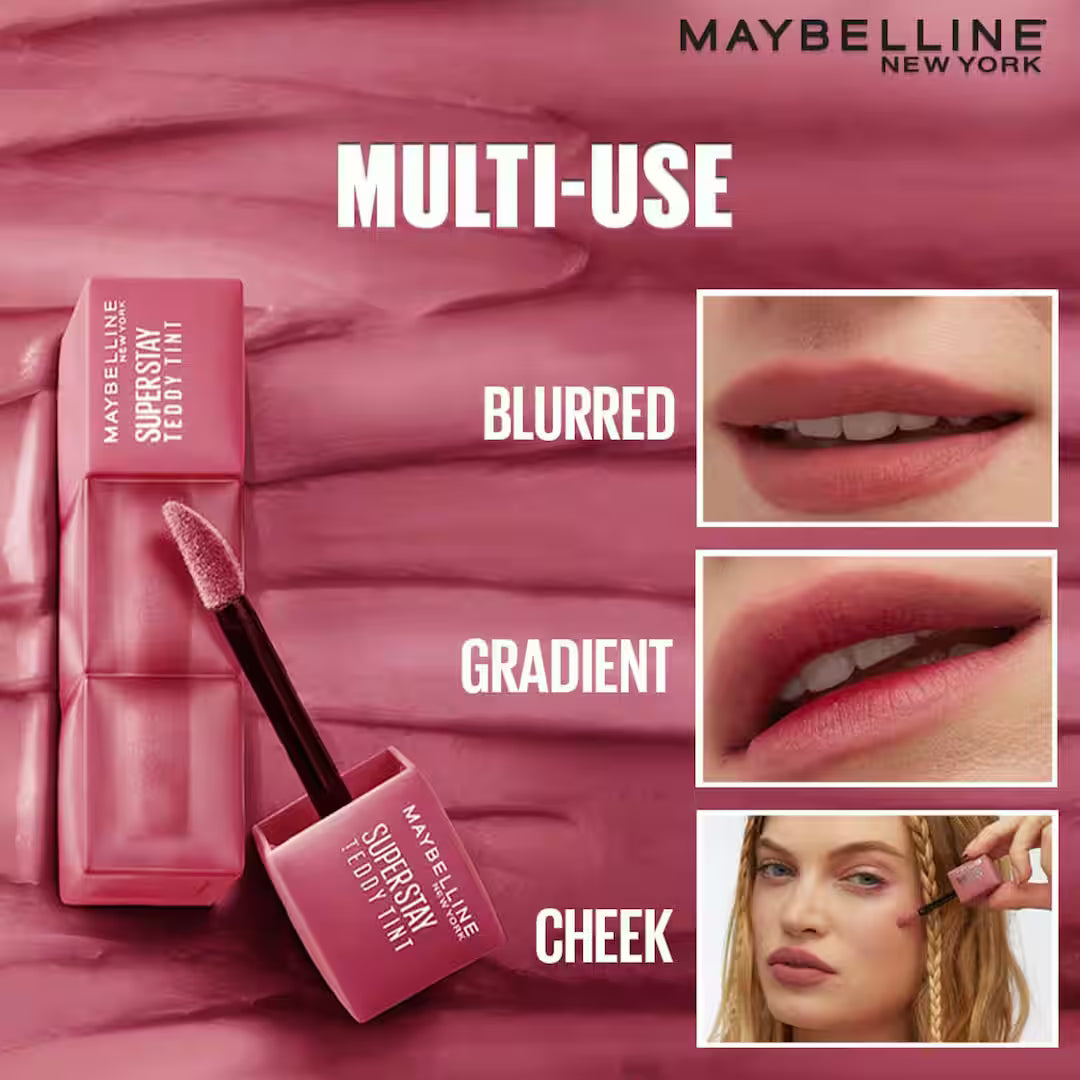 Maybelline Superstay Teddy Tint Lip and Cheek Color - Ribbon