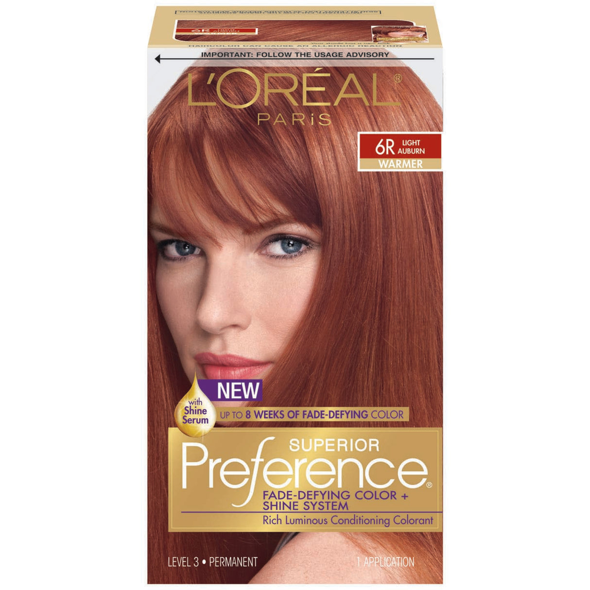 PREFERENCE #6R LIGHT AUBURN