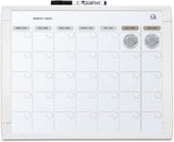 Quartet Magnetic Calendar Whiteboard with Frame, 11" x 14"-034138038710-LR-187100-2-LR eShop