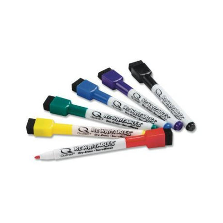Quartet ReWritables Mini Dry-Erase Markers Magnetic Assorted Classic Colors 6 Pk-026426659318-LR-240839-1-LR eShop