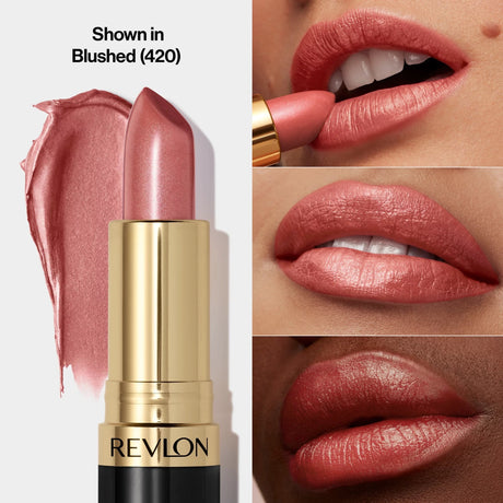 Revlon Super Lustrous Lipstick with Moisturizing Creamy Formula - Pearl Blushed