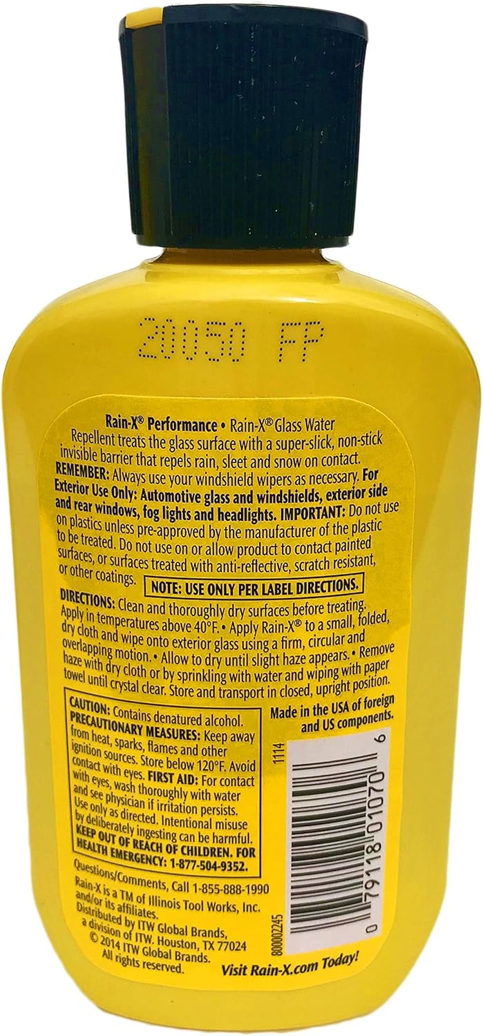 Rain-X Original Windshield Treatment Glass Water Repellent, 3.5 oz-079118010706-LR-161858-6-LR eShop