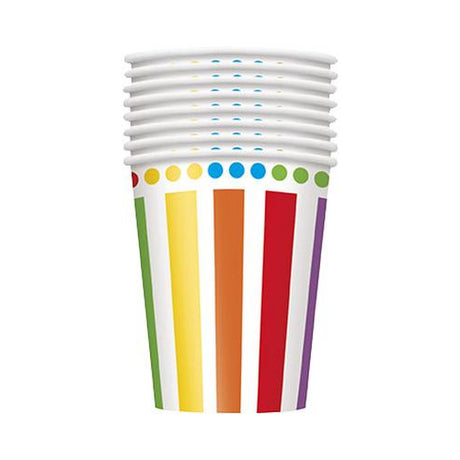 RAINBOW BDAY 9OZ CUP 8CT-011179471164-LR-307186-1-LR eShop