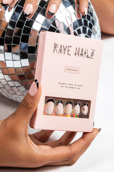 RAVE NAILZ Designer Press On Nails - Disco French-850019909319-LR-359539-2-LR eShop