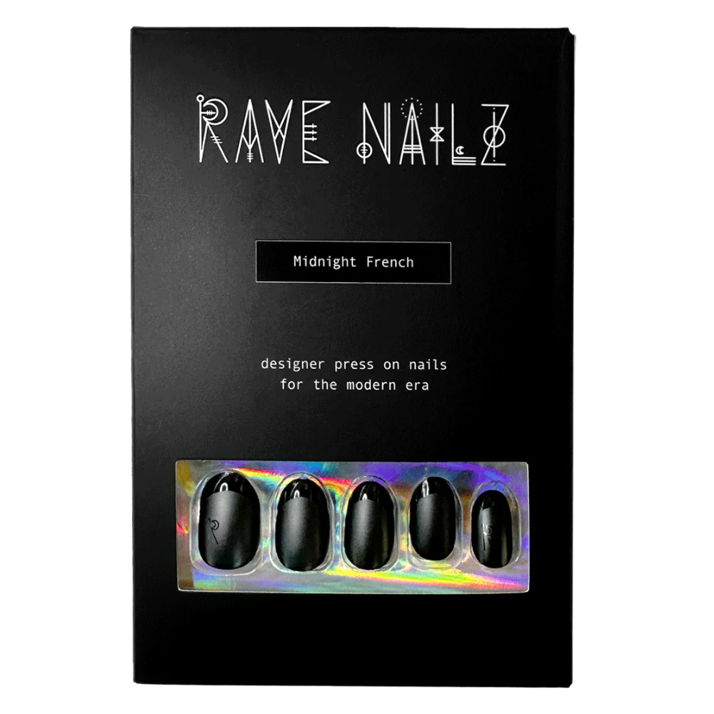 RAVE NAILZ Designer Press On Nails - Midnight French-850019909265-LR-359536-1-LR eShop