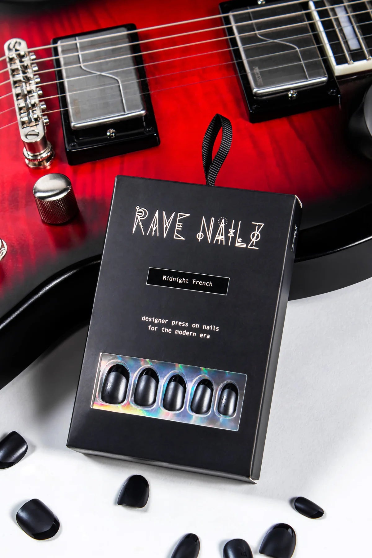 RAVE NAILZ Designer Press On Nails - Midnight French-850019909265-LR-359536-3-LR eShop