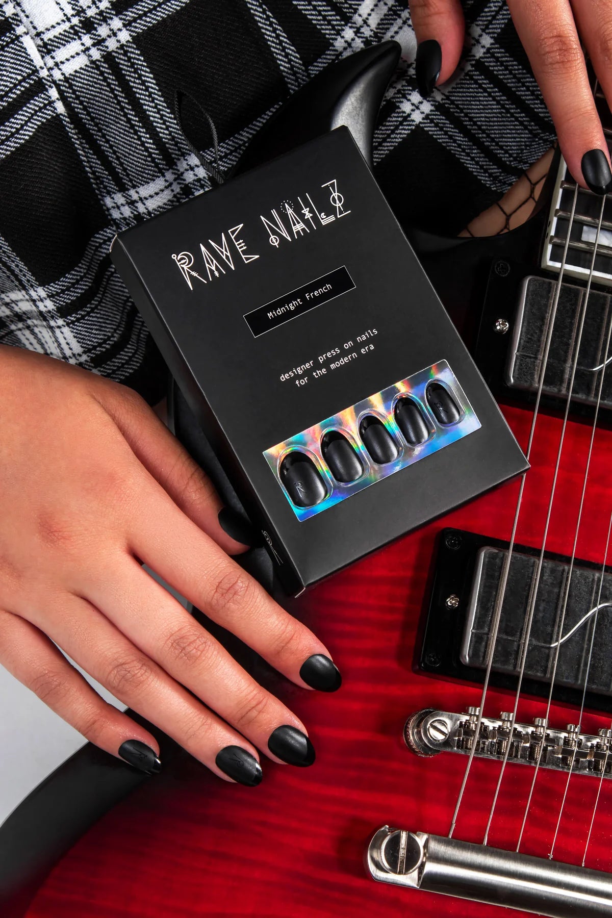 RAVE NAILZ Designer Press On Nails - Midnight French-850019909265-LR-359536-5-LR eShop