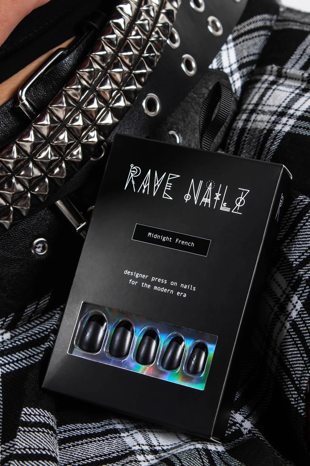 RAVE NAILZ Designer Press On Nails - Midnight French-850019909265-LR-359536-7-LR eShop