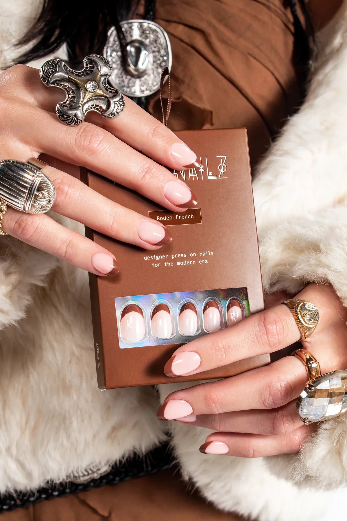 RAVE NAILZ Designer Press On Nails - Rodeo French-850019909302-LR-359538-5-LR eShop