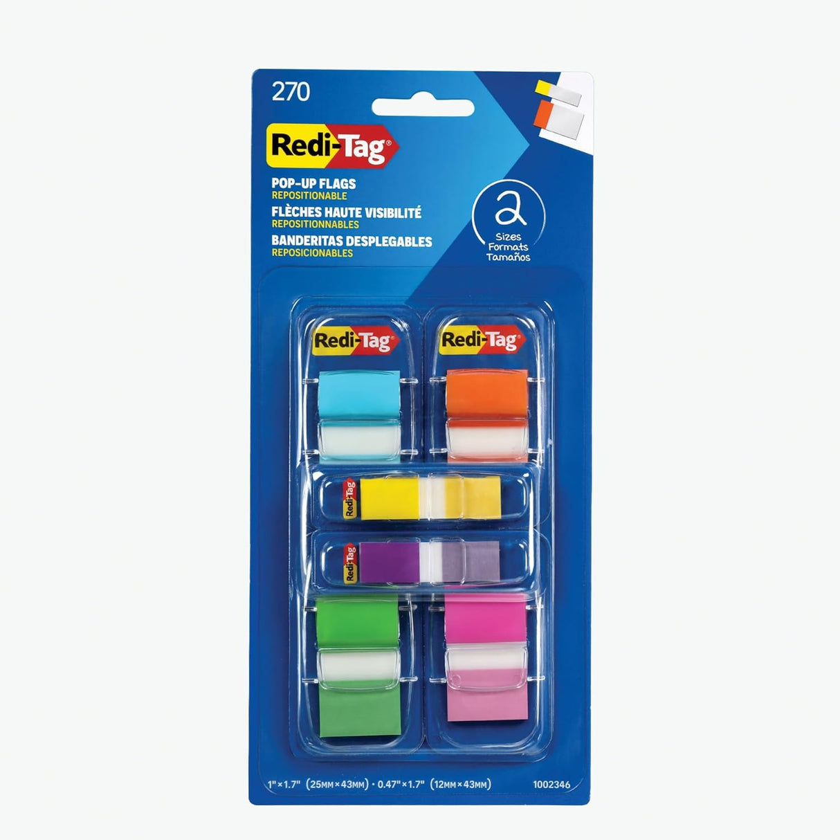 Redi-Tag Pop Up Page Flags - Assorted Colors, 270 count-012534023462-LR-362710-1-LR eShop